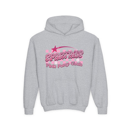 Spartans Pink Pony Club Youth Hoodie