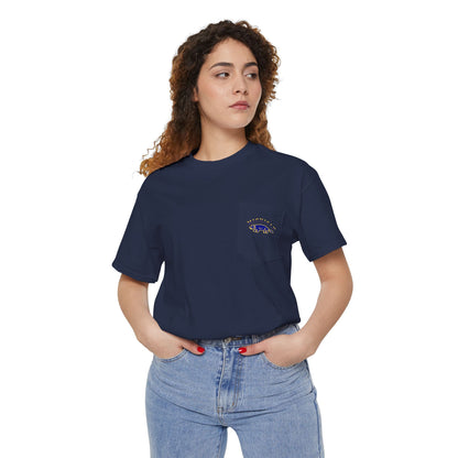 Michigan Pocket Tee – Blue Gridiron Grit Edition