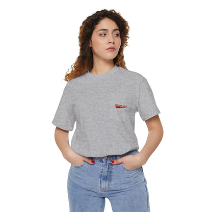 Maryland Unisex Heavy Cotton Pocket Tee - Casual Comfort, Everyday Wear, Gift for Friends, Relaxed Fit, Perfect for Any Occasion