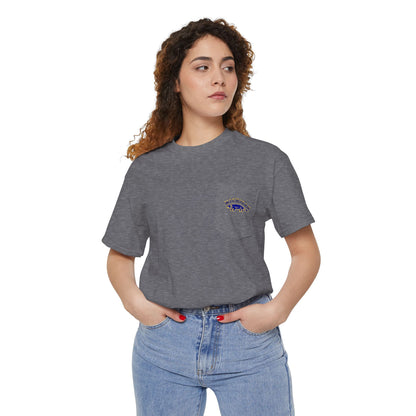Michigan Pocket Tee – Blue Gridiron Grit Edition