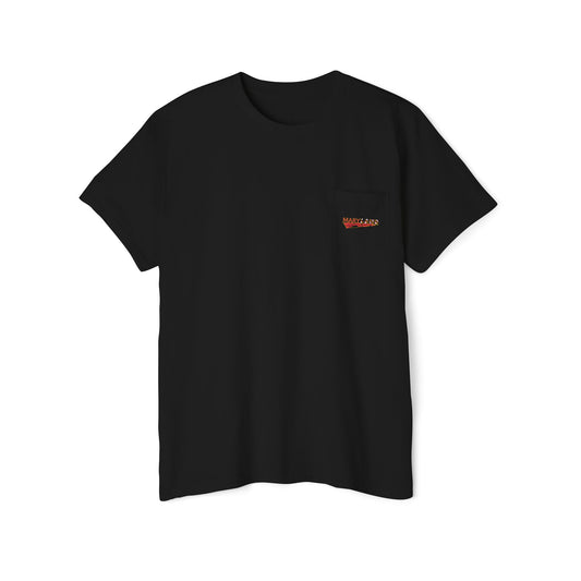 Maryland Unisex Heavy Cotton Pocket Tee - Casual Comfort, Everyday Wear, Gift for Friends, Relaxed Fit, Perfect for Any Occasion