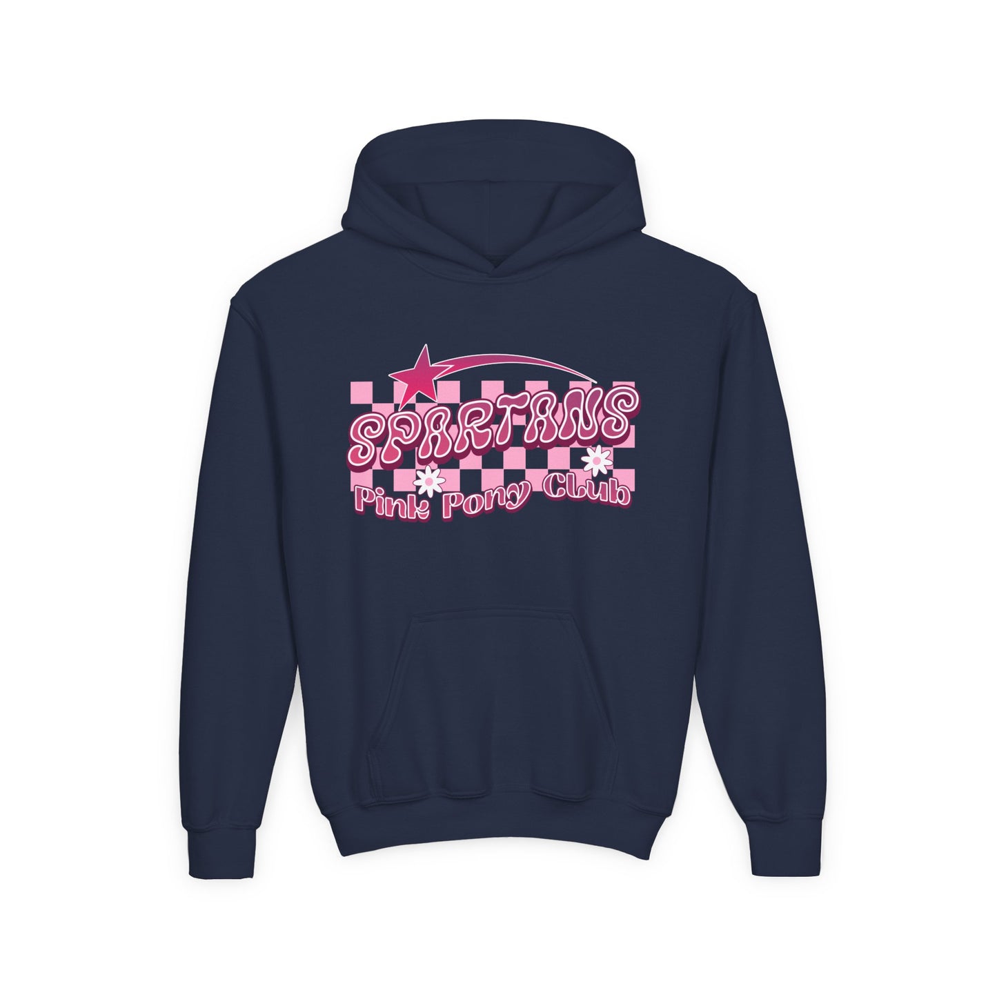 Spartans Pink Pony Club Youth Hoodie