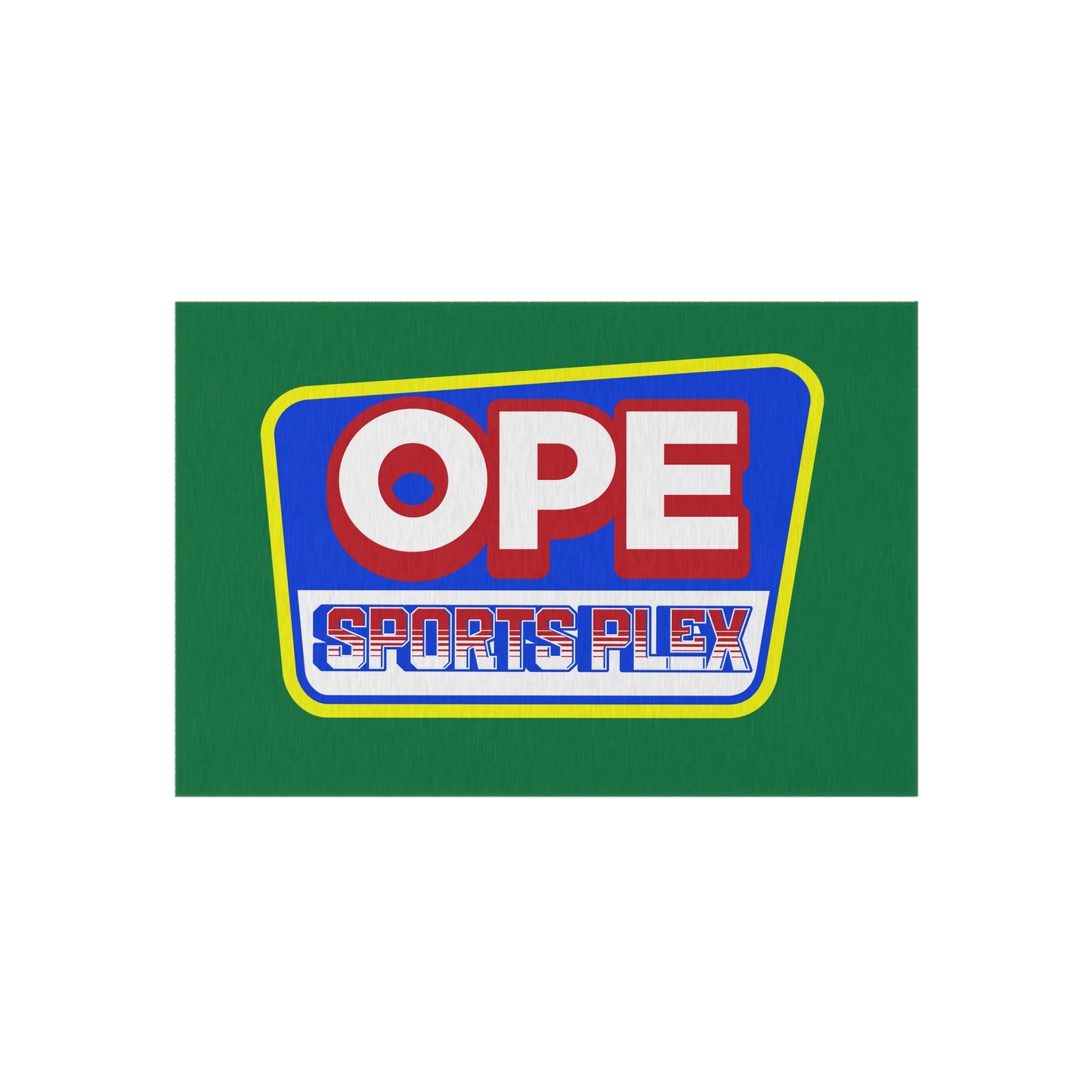 Ope Sports Plex Seal Outdoor Rug for Patio, Garden, Sports Events, Camping, Picnic Decor, Durable Floor Mat