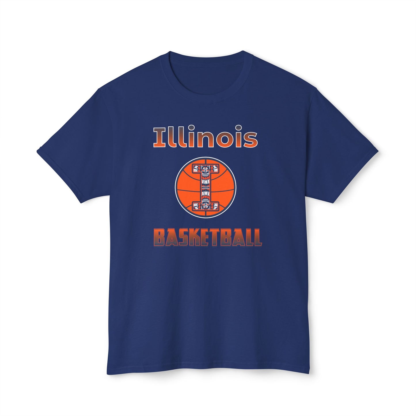Illinois Basketball Vintage Tee – Unisex HD Cotton Shirt | Game Day Apparel | Gift for Fans & Athletes