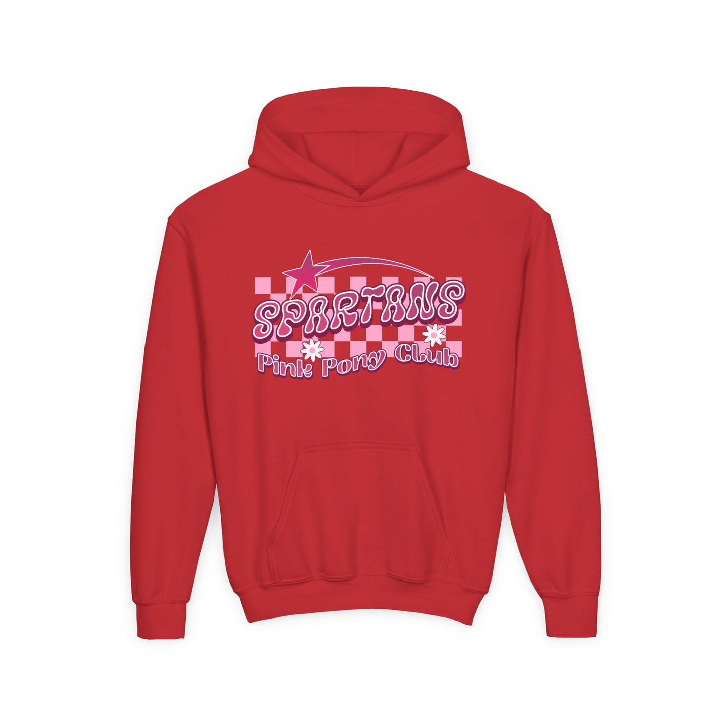 Spartans Pink Pony Club Youth Hoodie