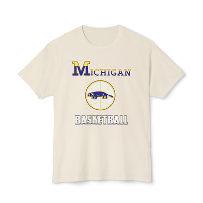 Michigan Basketball Vintage Tee – Unisex HD Cotton Shirt | Game Day Apparel | Gift for Fans & Athletes