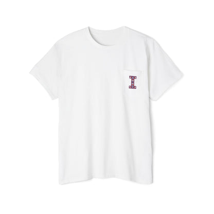 Illinois Unisex Heavy Cotton Pocket Tee - Casual Comfort, Everyday Wear, Gift for Friends, Relaxed Fit, Perfect for Any Occasion
