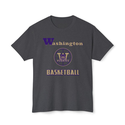 Washington Basketball Vintage Tee – Unisex HD Cotton Shirt | Game Day Apparel | Gift for Fans & Athletes