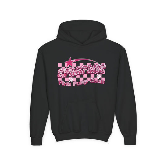 Spartans Pink Pony Club Youth Hoodie