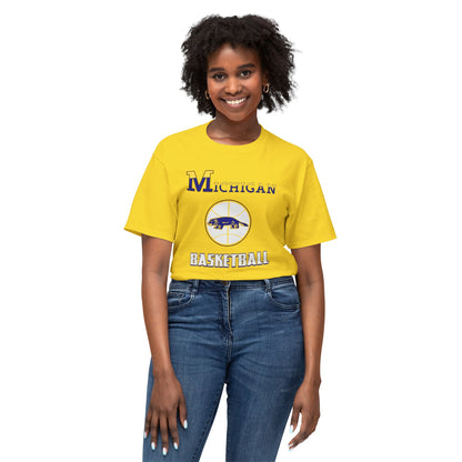 Michigan Basketball Vintage Tee – Unisex HD Cotton Shirt | Game Day Apparel | Gift for Fans & Athletes