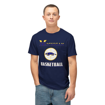Michigan Basketball Vintage Tee – Unisex HD Cotton Shirt | Game Day Apparel | Gift for Fans & Athletes