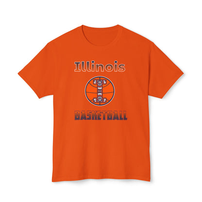 Illinois Basketball Vintage Tee – Unisex HD Cotton Shirt | Game Day Apparel | Gift for Fans & Athletes