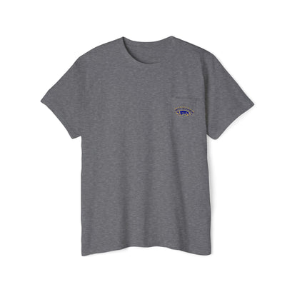 Michigan Pocket Tee – Blue Gridiron Grit Edition