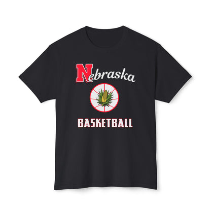 Nebraska Basketball Vintage Tee – Unisex HD Cotton Shirt | Game Day Apparel | Gift for Fans & Athletes