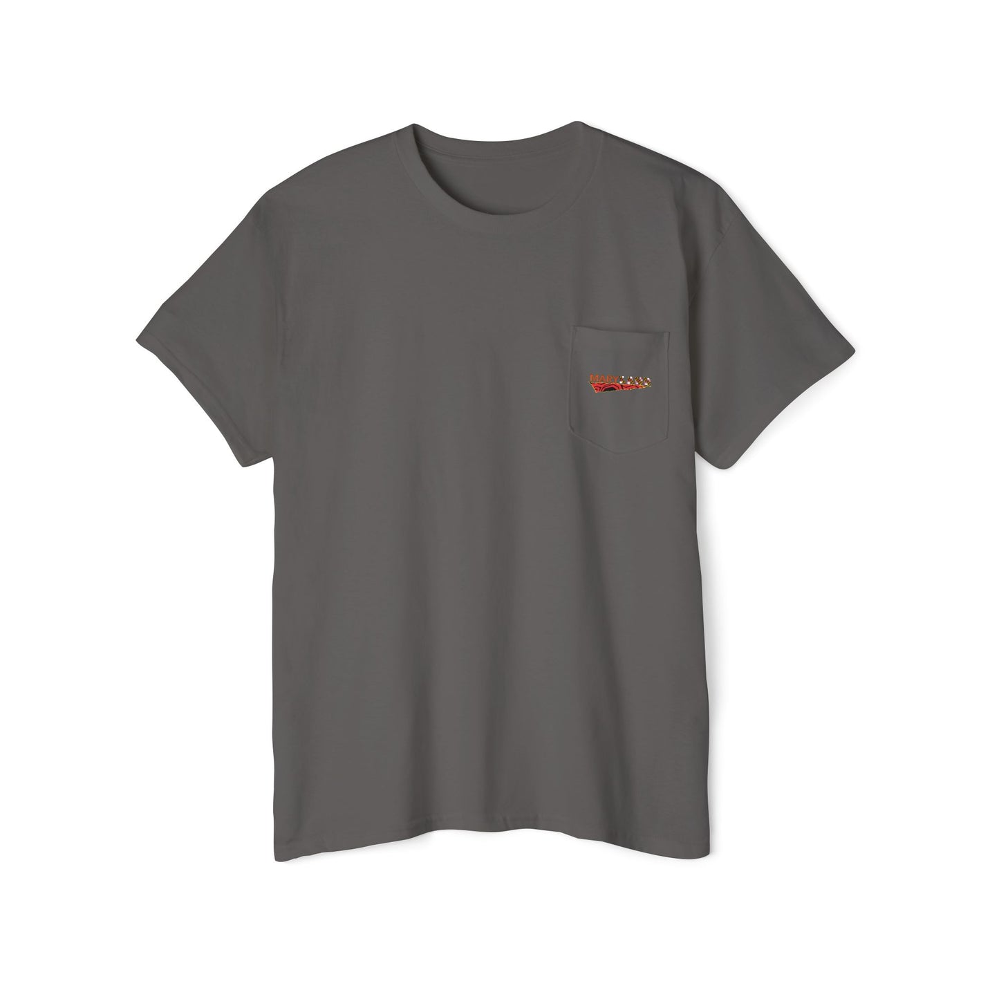Maryland Unisex Heavy Cotton Pocket Tee - Casual Comfort, Everyday Wear, Gift for Friends, Relaxed Fit, Perfect for Any Occasion