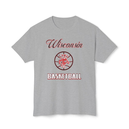 Wisconsin Basketball Vintage Tee – Unisex HD Cotton Shirt | Game Day Apparel | Gift for Fans & Athletes