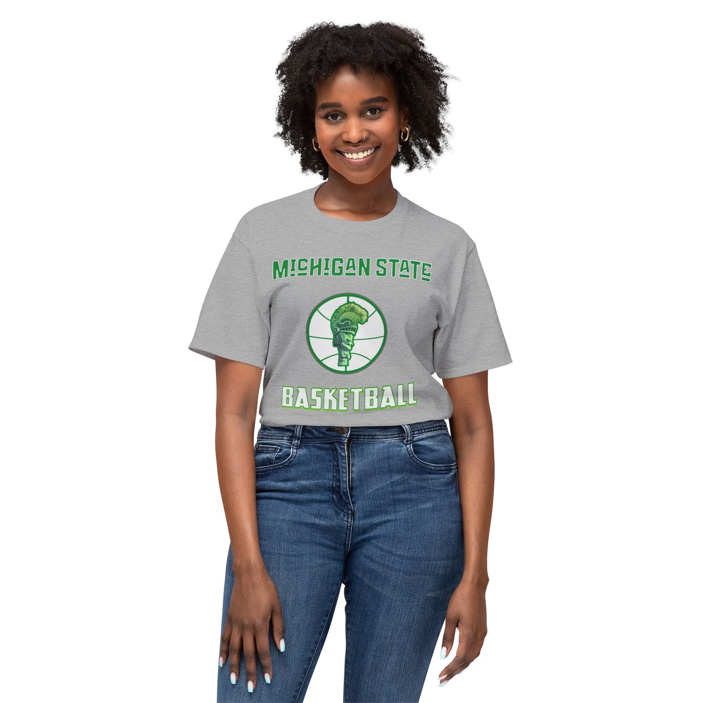 Michigan State Basketball Vintage Tee – Unisex HD Cotton Shirt | Game Day Apparel | Gift for Fans & Athletes