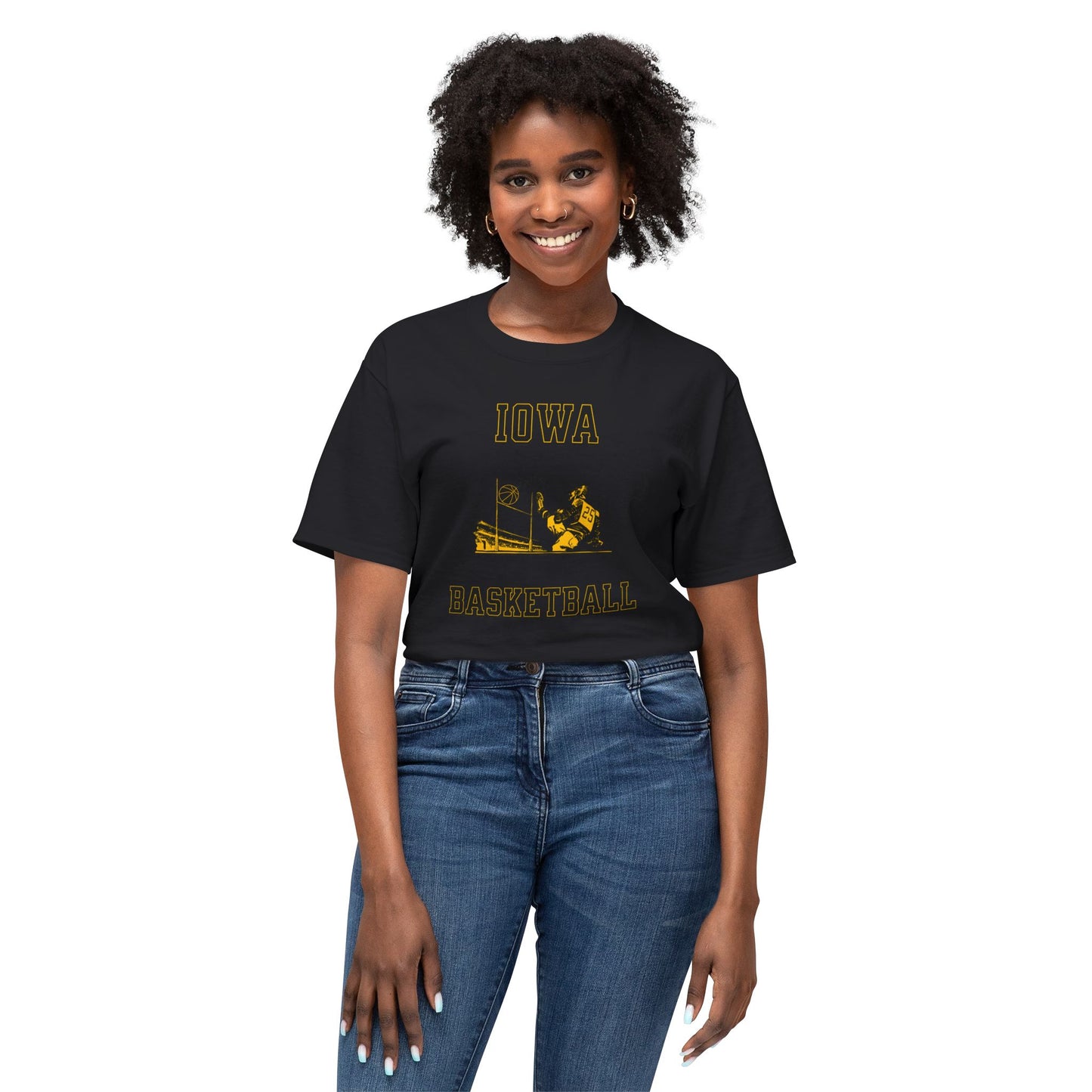 Iowa "Punts" Basketball Vintage Tee – Unisex HD Cotton Shirt | Game Day Apparel | Gift for Fans & Athletes