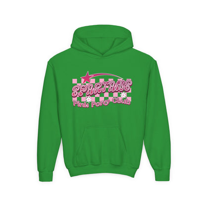 Spartans Pink Pony Club Youth Hoodie