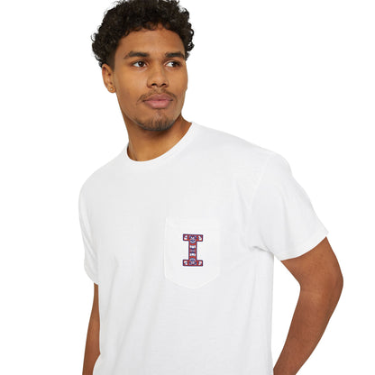 Illinois Unisex Heavy Cotton Pocket Tee - Casual Comfort, Everyday Wear, Gift for Friends, Relaxed Fit, Perfect for Any Occasion