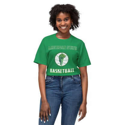 Michigan State Basketball Vintage Tee – Unisex HD Cotton Shirt | Game Day Apparel | Gift for Fans & Athletes