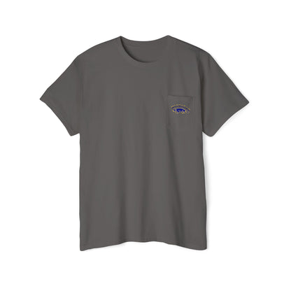 Michigan Pocket Tee – Blue Gridiron Grit Edition