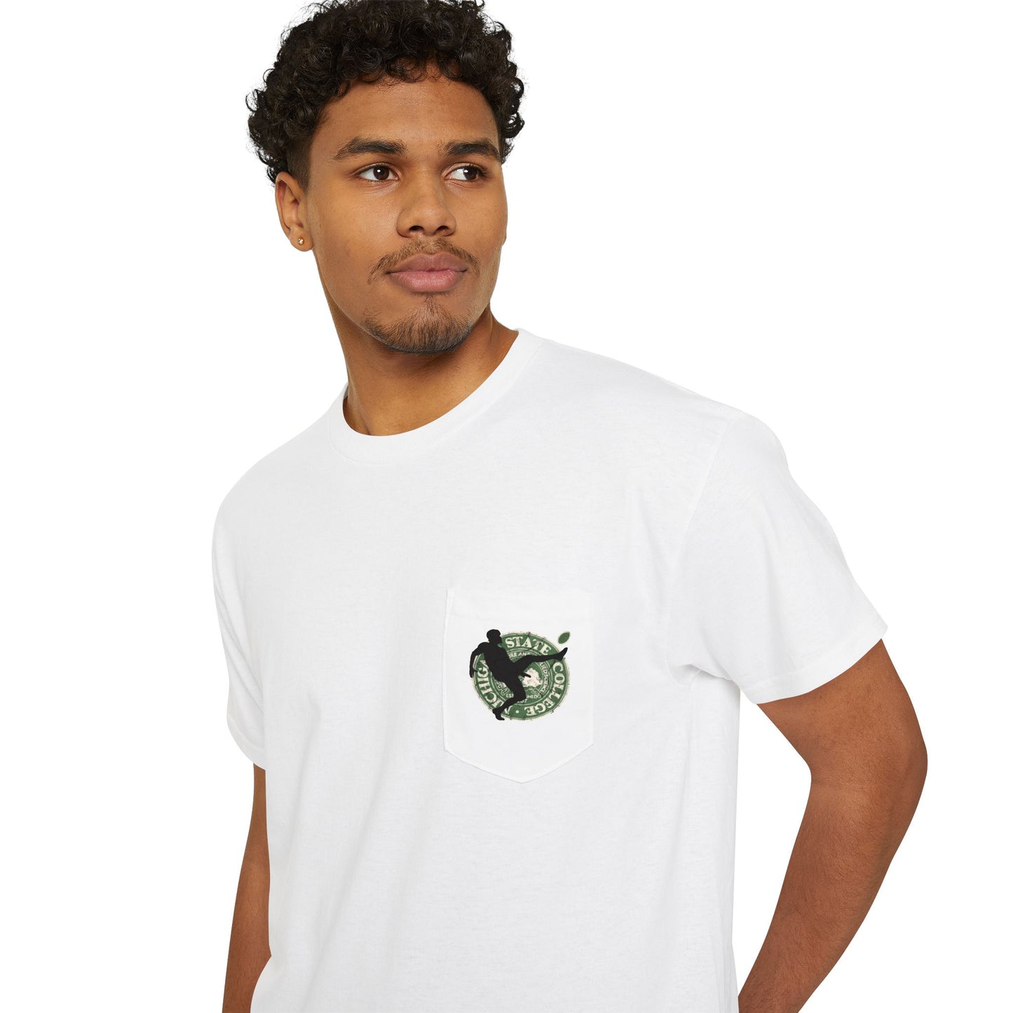 Michigan State Pocket Tee – Vintage Seal Edition
