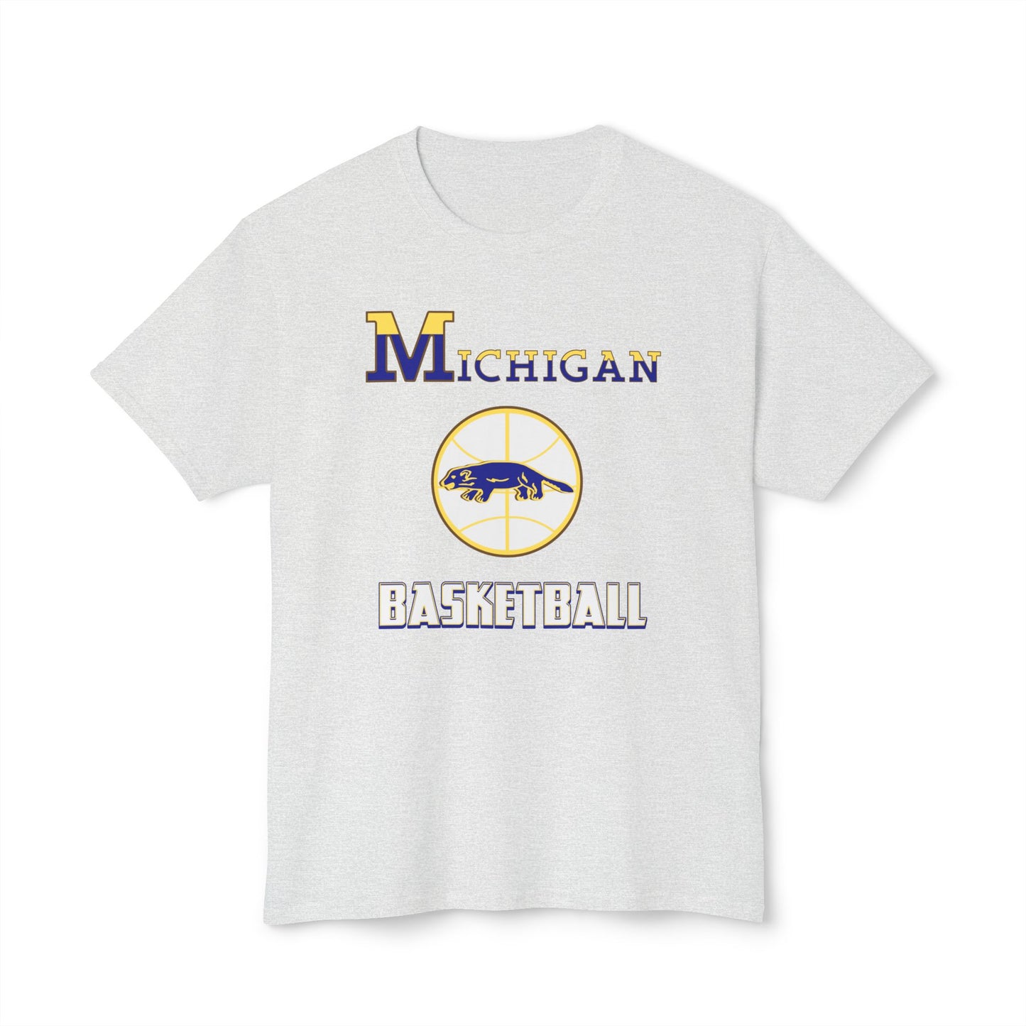 Michigan Basketball Vintage Tee – Unisex HD Cotton Shirt | Game Day Apparel | Gift for Fans & Athletes