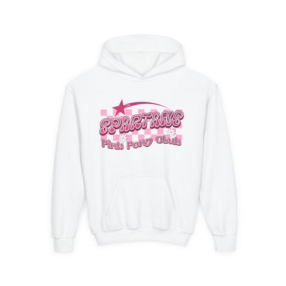 Spartans Pink Pony Club Youth Hoodie