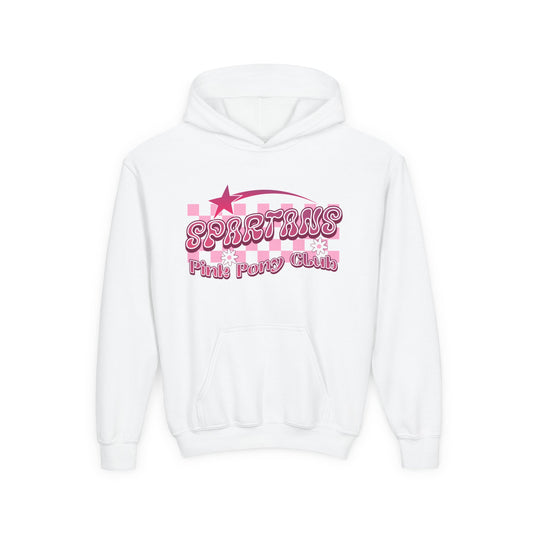 Spartans Pink Pony Club Youth Hoodie