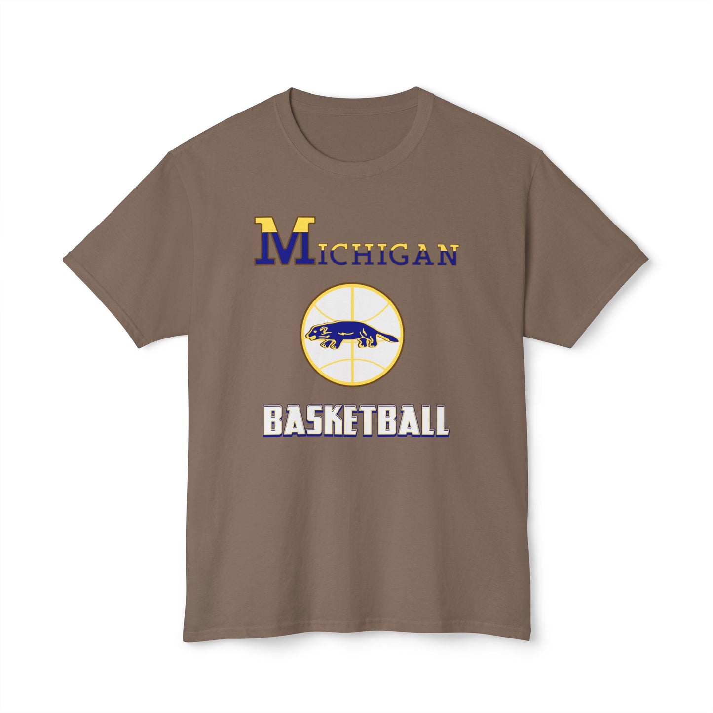 Michigan Basketball Vintage Tee – Unisex HD Cotton Shirt | Game Day Apparel | Gift for Fans & Athletes