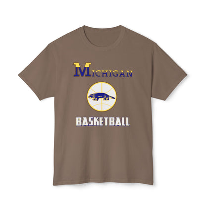 Michigan Basketball Vintage Tee – Unisex HD Cotton Shirt | Game Day Apparel | Gift for Fans & Athletes