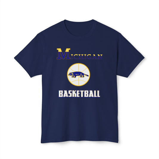 Michigan Basketball Vintage Tee – Unisex HD Cotton Shirt | Game Day Apparel | Gift for Fans & Athletes