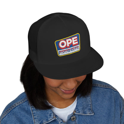 OPE Sports Plex Patch Trucker Cap