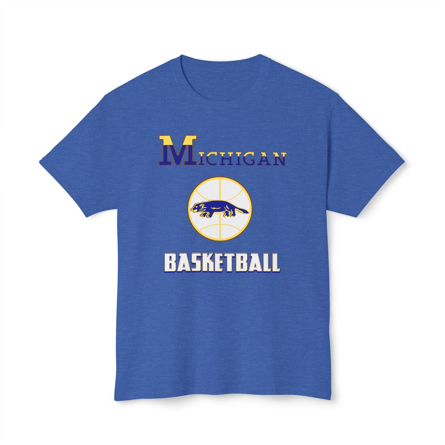 Michigan Basketball Vintage Tee – Unisex HD Cotton Shirt | Game Day Apparel | Gift for Fans & Athletes