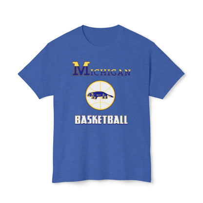 Michigan Basketball Vintage Tee – Unisex HD Cotton Shirt | Game Day Apparel | Gift for Fans & Athletes