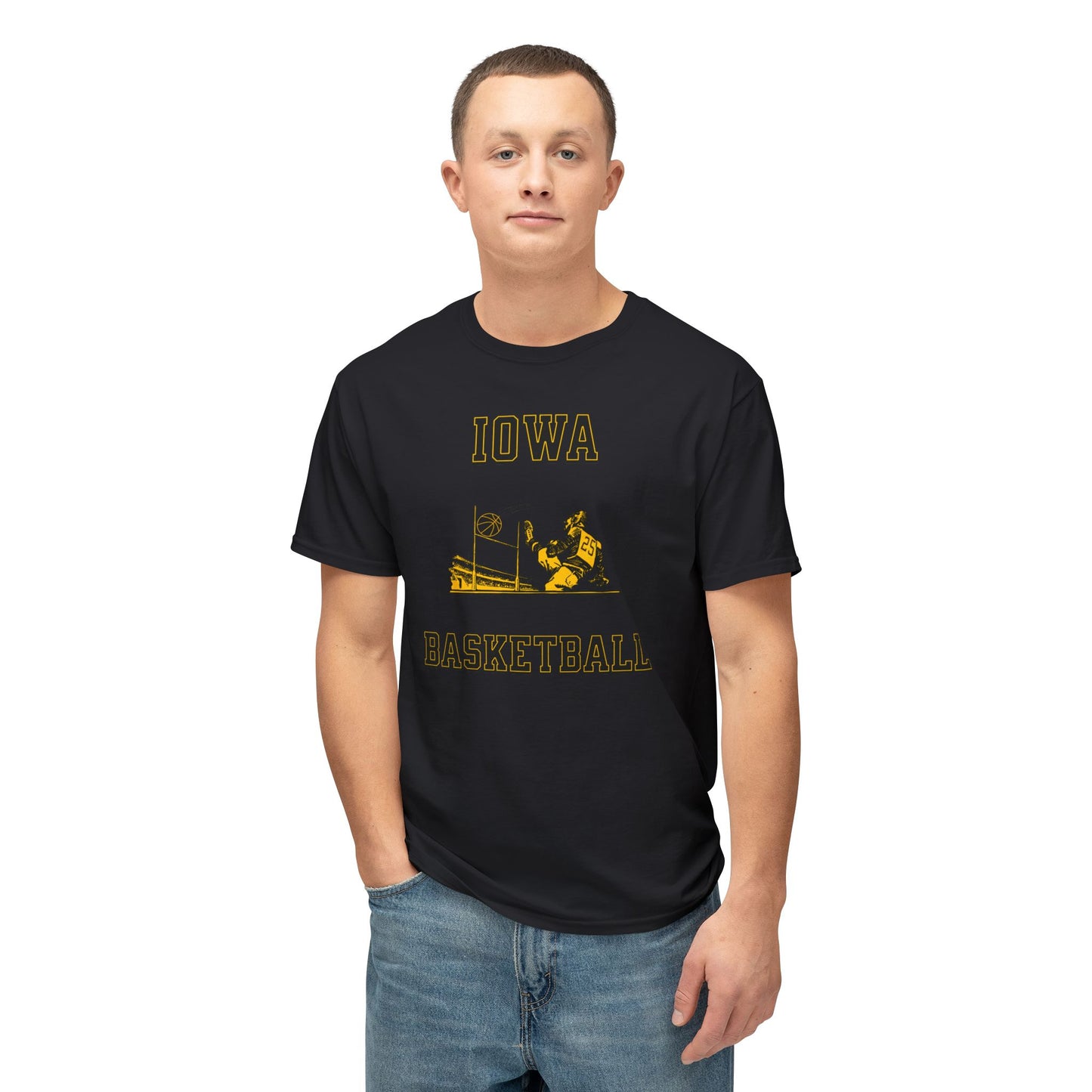 Iowa "Punts" Basketball Vintage Tee – Unisex HD Cotton Shirt | Game Day Apparel | Gift for Fans & Athletes