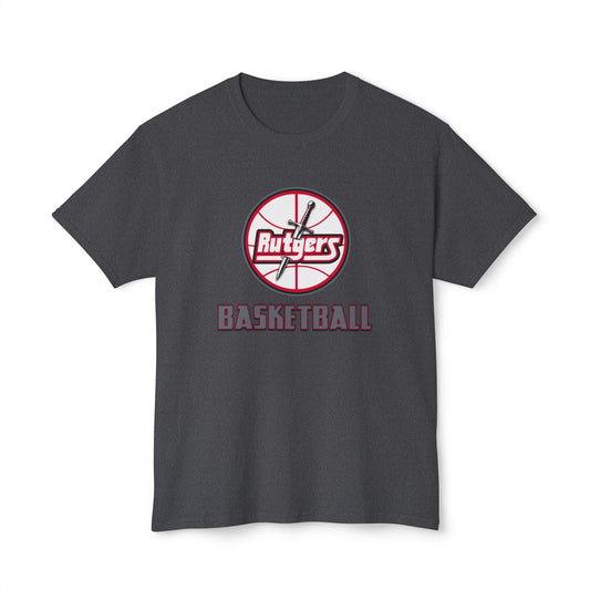 Rutgers Basketball Vintage Tee – Unisex HD Cotton Shirt | Game Day Apparel | Gift for Fans & Athletes