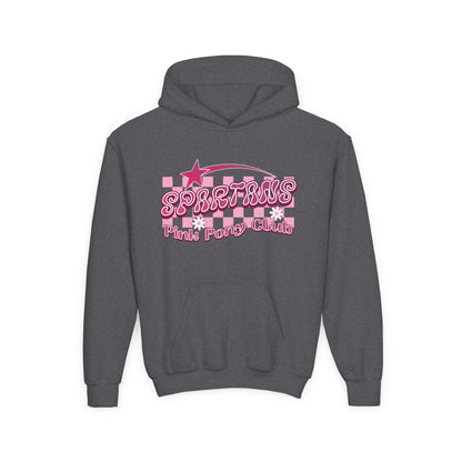 Spartans Pink Pony Club Youth Hoodie