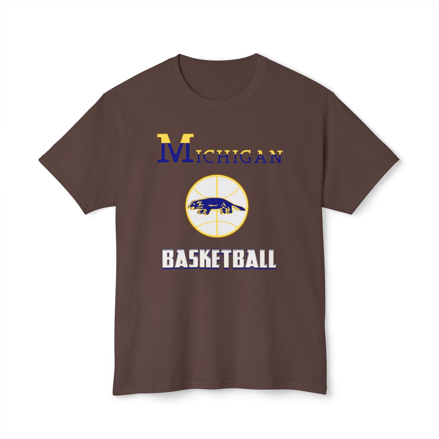 Michigan Basketball Vintage Tee – Unisex HD Cotton Shirt | Game Day Apparel | Gift for Fans & Athletes