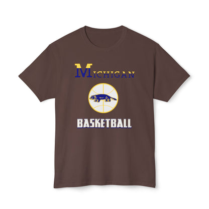 Michigan Basketball Vintage Tee – Unisex HD Cotton Shirt | Game Day Apparel | Gift for Fans & Athletes