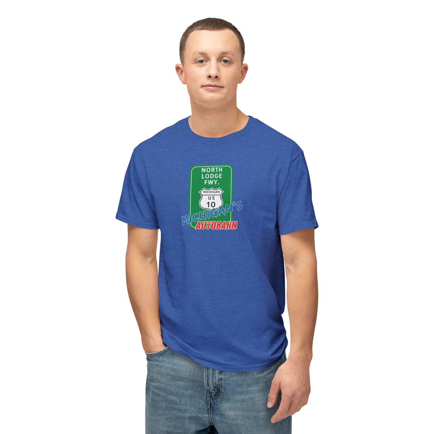 Michigan Autobahn Lodge Freeway Speed Limit 95 T-shirt