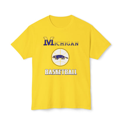 Michigan Basketball Vintage Tee – Unisex HD Cotton Shirt | Game Day Apparel | Gift for Fans & Athletes